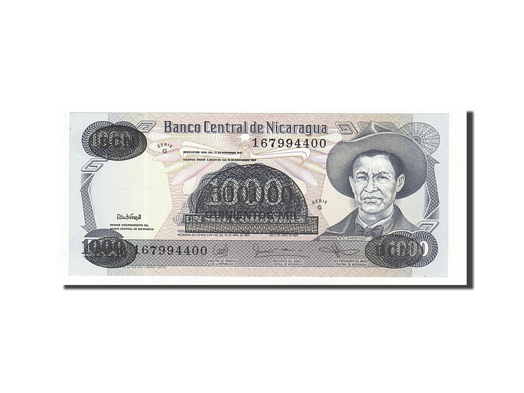 Banconote, Nicaragua, 500,000 Córdobas on 1000 Córdobas, 1987, KM:150, 1987