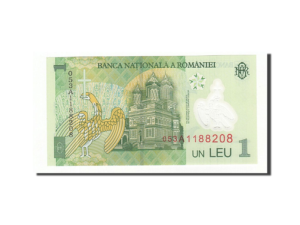 Banknote, Romania, 1 Leu, 2005, 2005-07-01, KM:117b, UNC(65-70)