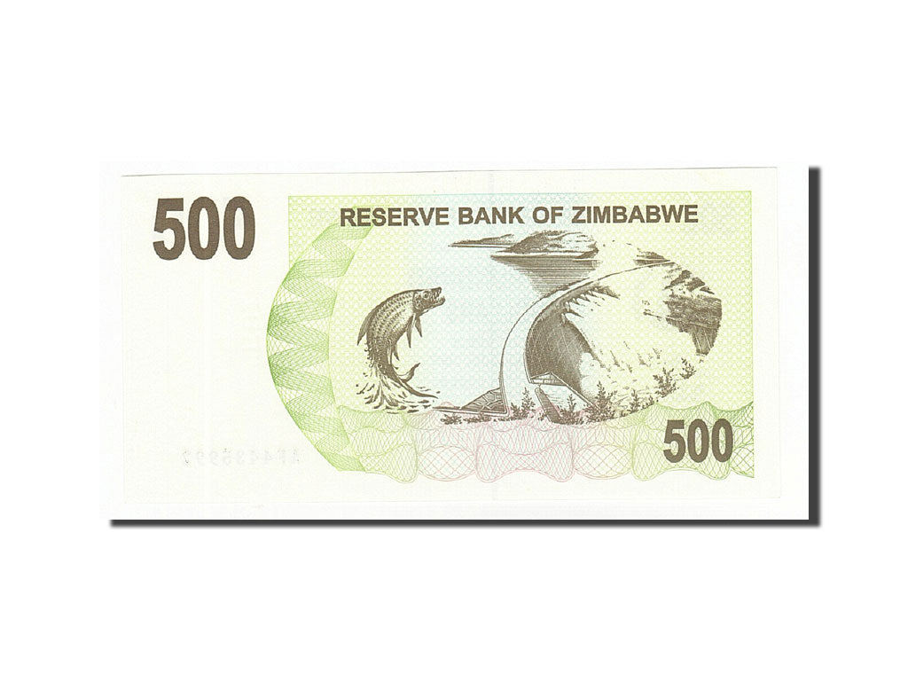 Billete, 500 Dollars, 2006-2008, Zimbabue, KM:43, 2006-08-01, UNC