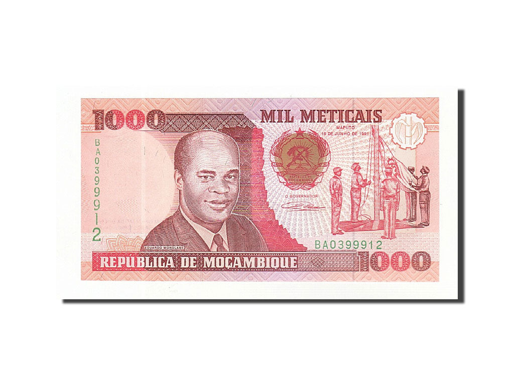 Billete, 1000 Meticais, 1991-1993, Mozambique, KM:135, 1991-06-16, UNC