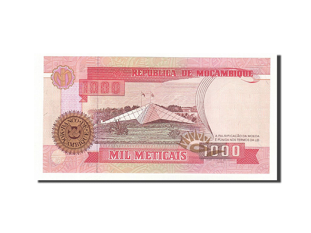 Billete, 1000 Meticais, 1991-1993, Mozambique, KM:135, 1991-06-16, UNC