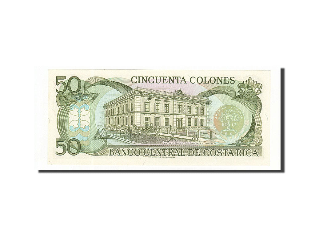 Banknot, Costa Rica, 50 Colones, 1990-1992, 1993-07-07, KM:257a, UNC(65-70)