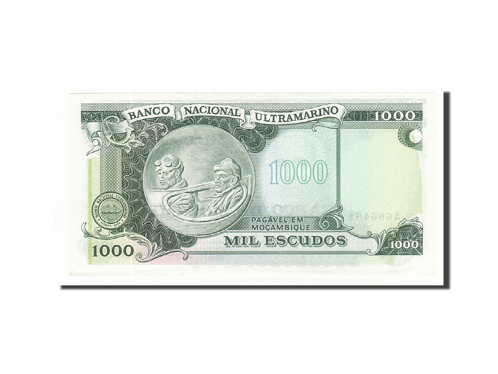Biljet, Mozambique, 1000 Escudos, 1976, 1972-05-23, KM:119, NIEUW