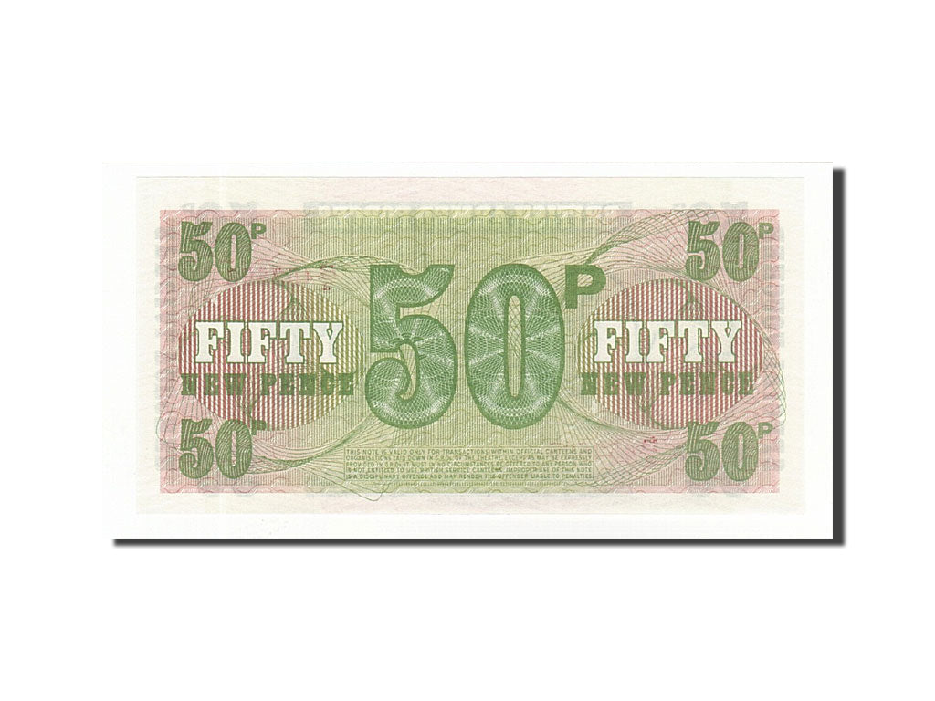 Banconote, Gran Bretagna, 50 New Pence, 1972, KM:M46a, Undated, FDS