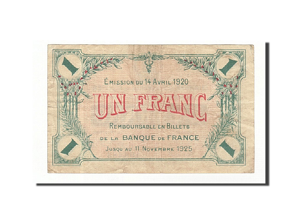 Billet, France, Saint-Dizier, 1 Franc, 1920, TTB, Pirot:113-19