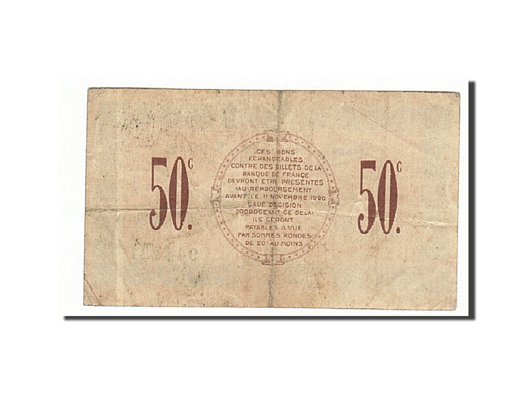 Billet, France, Saint-Dizier, 50 Centimes, 1916, TTB, Pirot:113-11