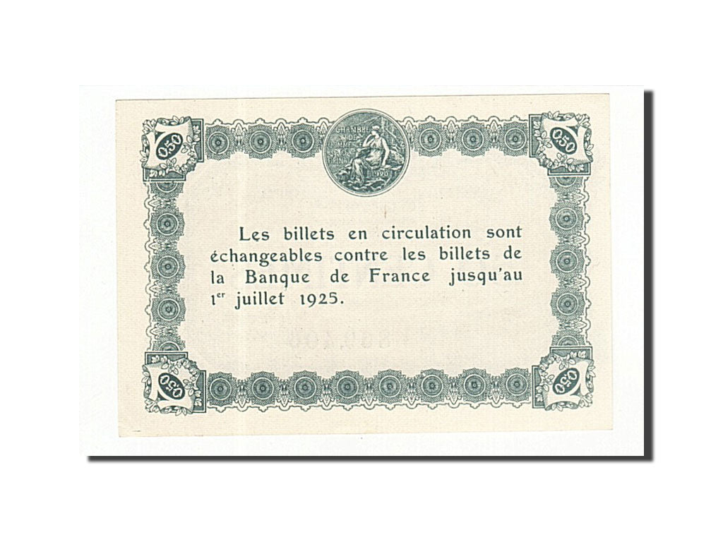 Geldschein, Frankreich, Epinal, 50 Centimes, 1921, UNZ, Pirot:56-12