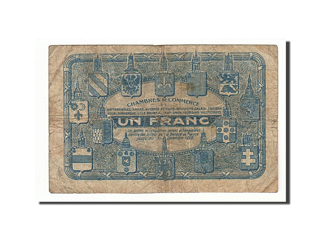 Biljet, Pirot:94-5, 1 Franc, Frankrijk, TB, Lille