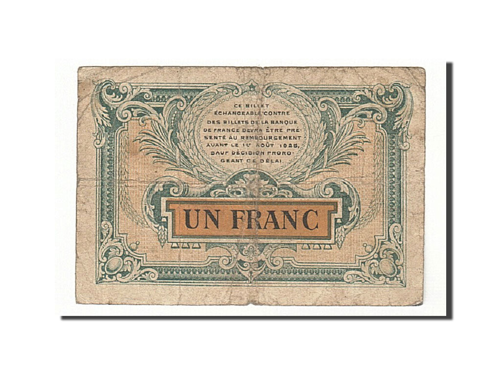 Billet, France, Besançon, 1 Franc, TB, Pirot:25-27