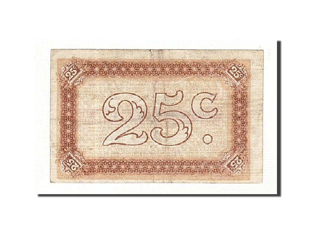 Geldschein, Frankreich, Nancy, 25 Centimes, S+, Pirot:87-58