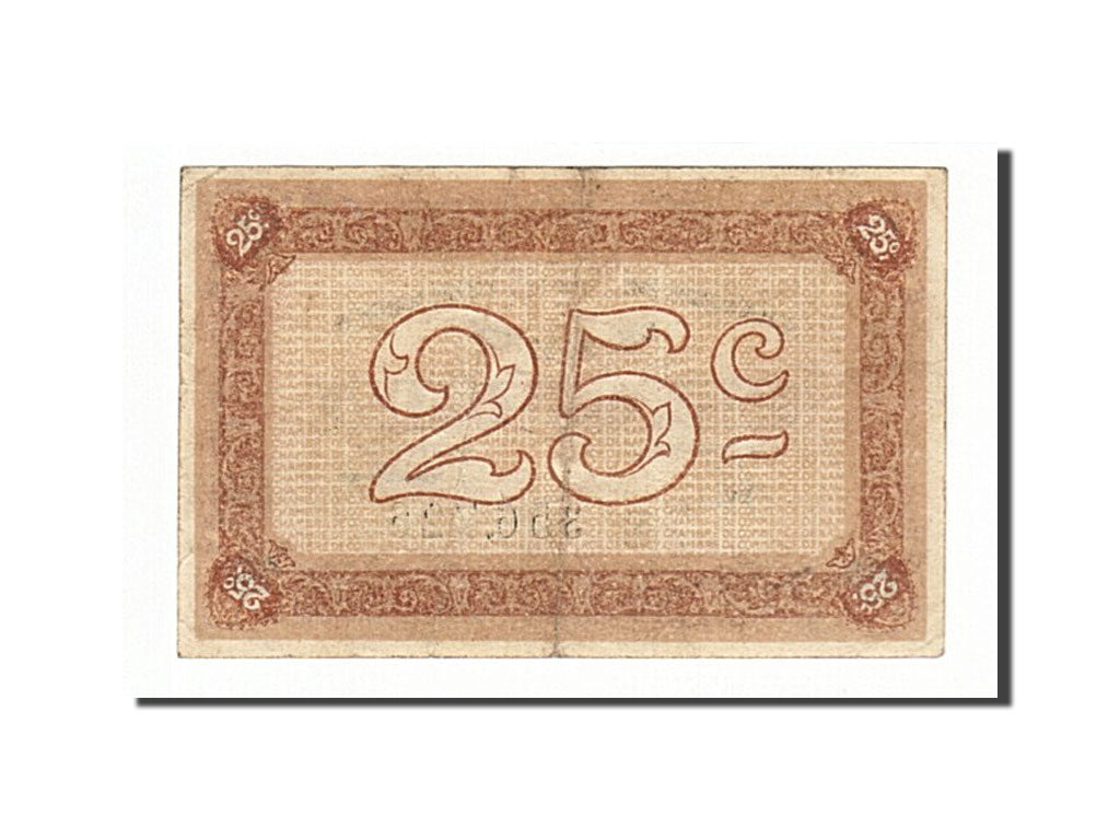 Banknote, Pirot:87-56, 25 Centimes, France, EF(40-45), Nancy