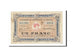Banconote, Pirot:124-12, BB+, Troyes, 1 Franc, Francia