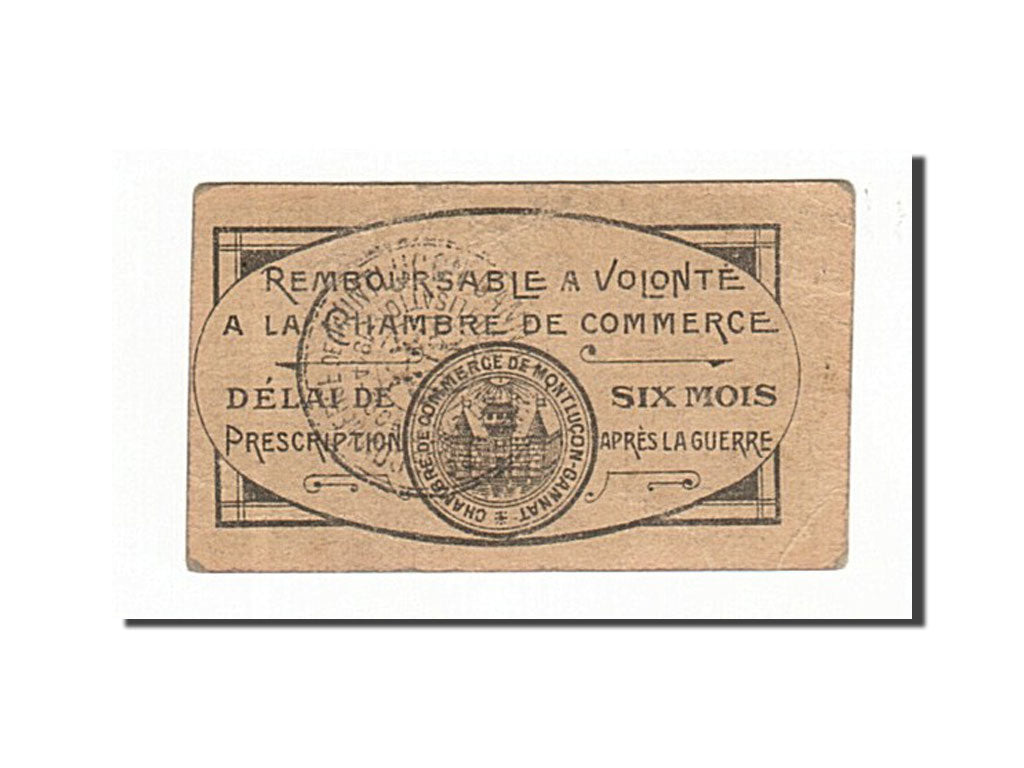 Banknote, Pirot:84-67, 10 Centimes, France, EF(40-45), Montluçon