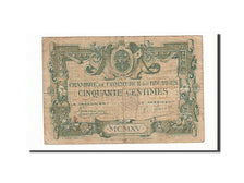 Banknote, Pirot:32-1, 50 Centimes, 1915, France, VF(30-35), Bourges