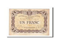 Banknote, Pirot:56-14, 1 Franc, 1921, France, AU(55-58), Epinal