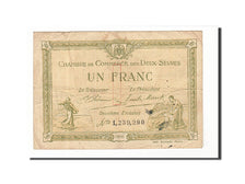 Banconote, Pirot:93-8, BB, Niort, 1 Franc, 1916, Francia