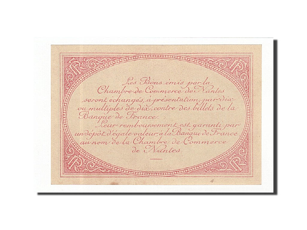 Banknote, Pirot:88-3, 50 Centimes, France, UNC(60-62), Nantes