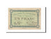 Banknote, Pirot:74-18, 1 Franc, France, EF(40-45), Lons-le-Saunier