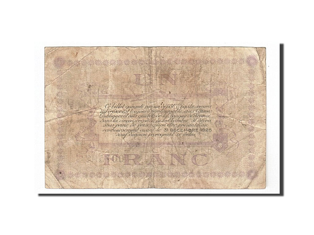 Geldschein, Frankreich, Lons-le-Saunier, 1 Franc, S+, Pirot:74-18