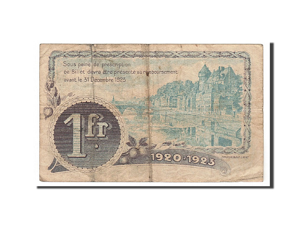 Banknote, Pirot:67-5, 1 Franc, 1920, France, VF(30-35), Laval