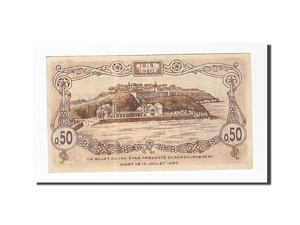 Billete, 50 Centimes, Pirot:60-7, 1916, Francia, EBC, Granville
