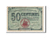Banconote, Pirot:107-17, BB+, Rochefort-sur-Mer, 50 Centimes, 1920, Francia