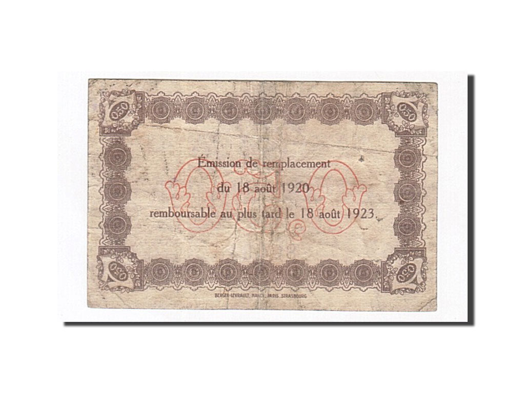 Billete, 50 Centimes, Pirot:68-26, 1920, Francia, BC+, Le Havre