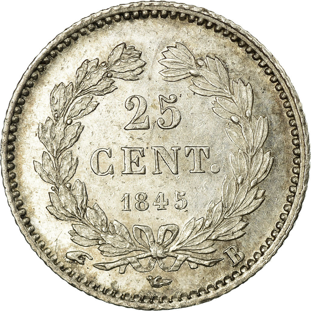 Coin, France, Louis-Philippe, 25 Centimes, 1845, Rouen, AU(55-58), Silver