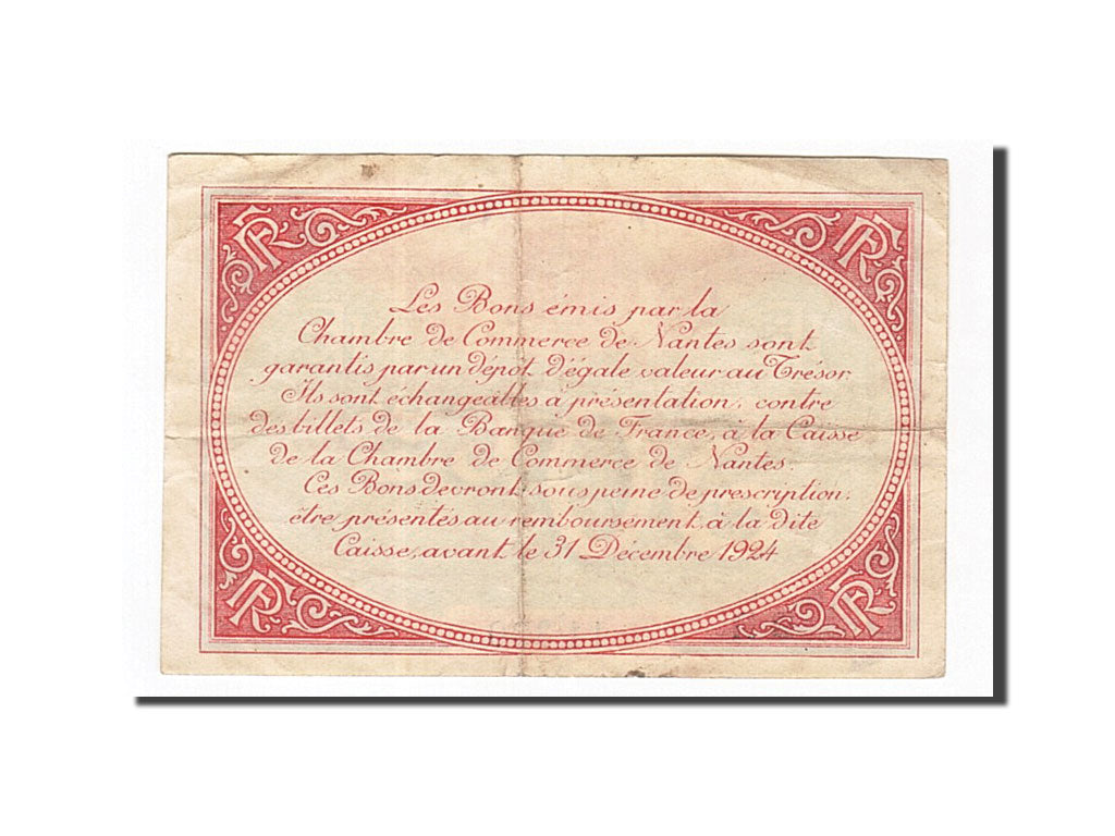 Billete, 50 Centimes, Pirot:88-24, Francia, MBC, Nantes