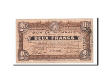 Banknot, Francja, Roubaix et Tourcoing, 2 Francs, 1917, EF(40-45), Pirot:59-2202