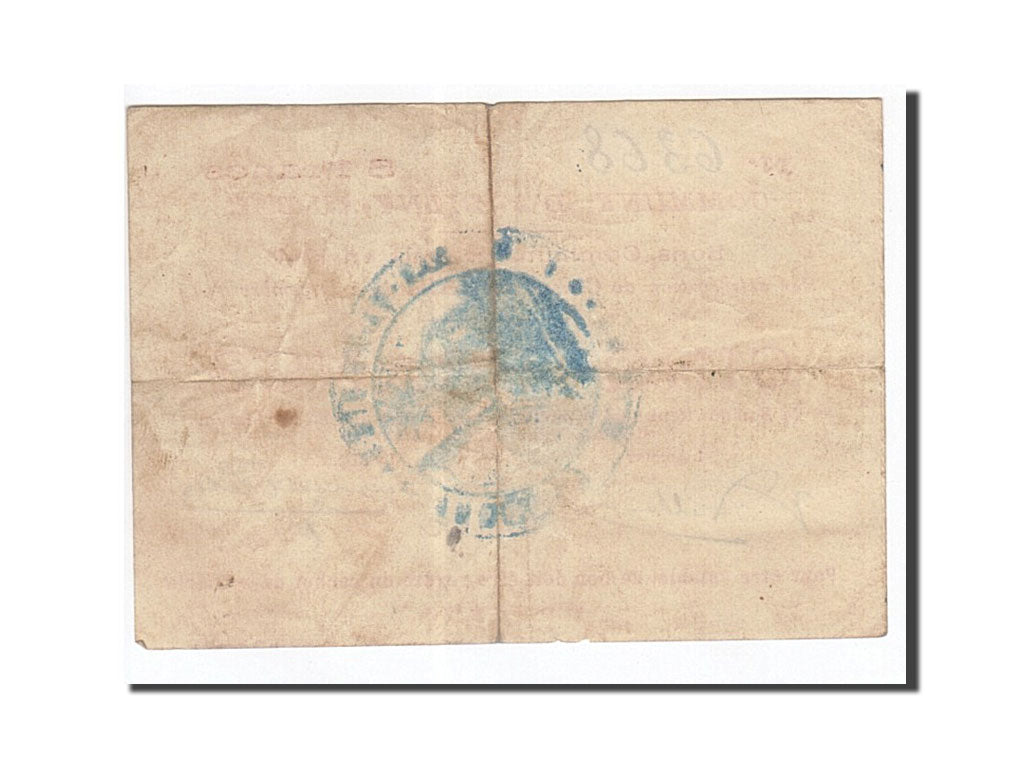 Banconote, Pirot:59-147, BB, Aubigny-au-Bac, 5 Francs, 1914, Francia