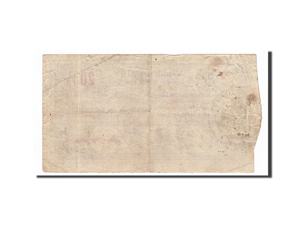 Banknote, Pirot:59-155, 20 Francs, 1914, France, EF(40-45), Auby