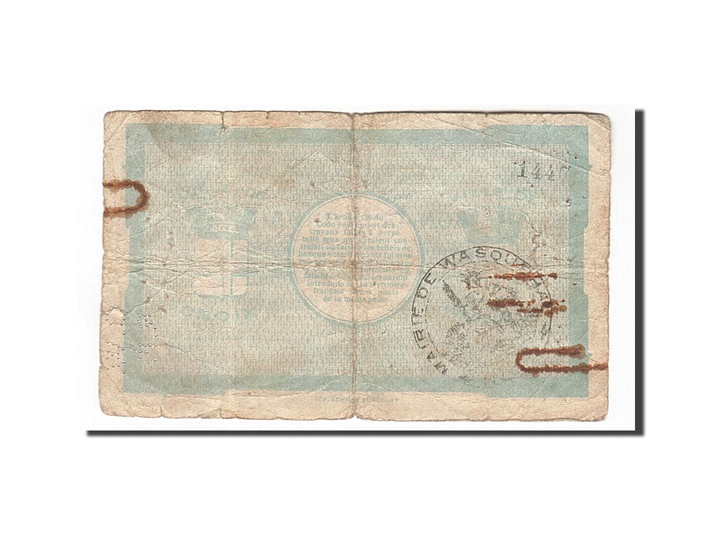 Billete, 10 Francs, Pirot:59-614, 1914, Francia, RC+, Croix et Wasquehal
