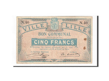 Banconote, Pirot:59-1601, BB, Lille, 5 Francs, 1914, Francia