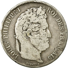 Coin, France, Louis-Philippe, 5 Francs, 1832, Rouen, VF(20-25), Silver, KM:749.2