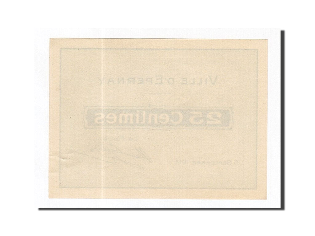 Banknote, Pirot:51-14, 25 Centimes, 1914, France, UNC(63), Epernay