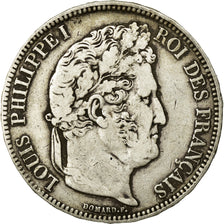 Coin, France, Louis-Philippe, 5 Francs, 1838, Marseille, VF(30-35), Silver