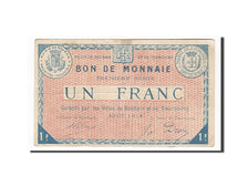 Biljet, Pirot:59-2056, 1 Franc, 1914, Frankrijk, TTB, Roubaix et Tourcoing