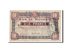 Geldschein, Frankreich, Roubaix et Tourcoing, 10 Francs, 1916, SS, Pirot:59-2089