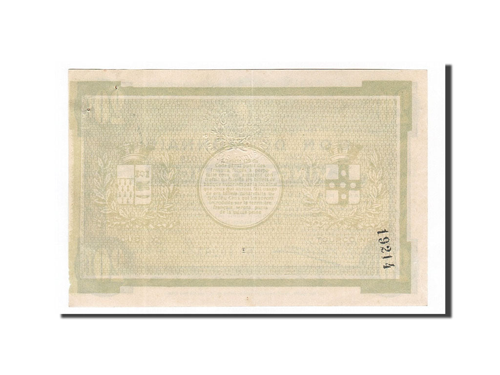 Billete, 20 Francs, Pirot:59-2219, 1917, Francia, EBC, Roubaix et Tourcoing
