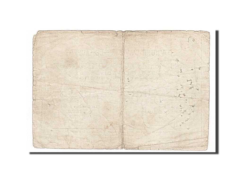 Billete, 5 Francs, Pirot:59-178, 1915, Francia, BC+, Avesnes-les-Aubert