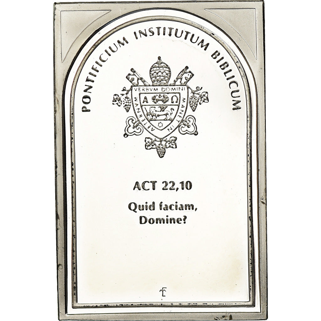 Vaticano, Medal, Institut Biblique Pontifical, Actes 22:10, Crenças e