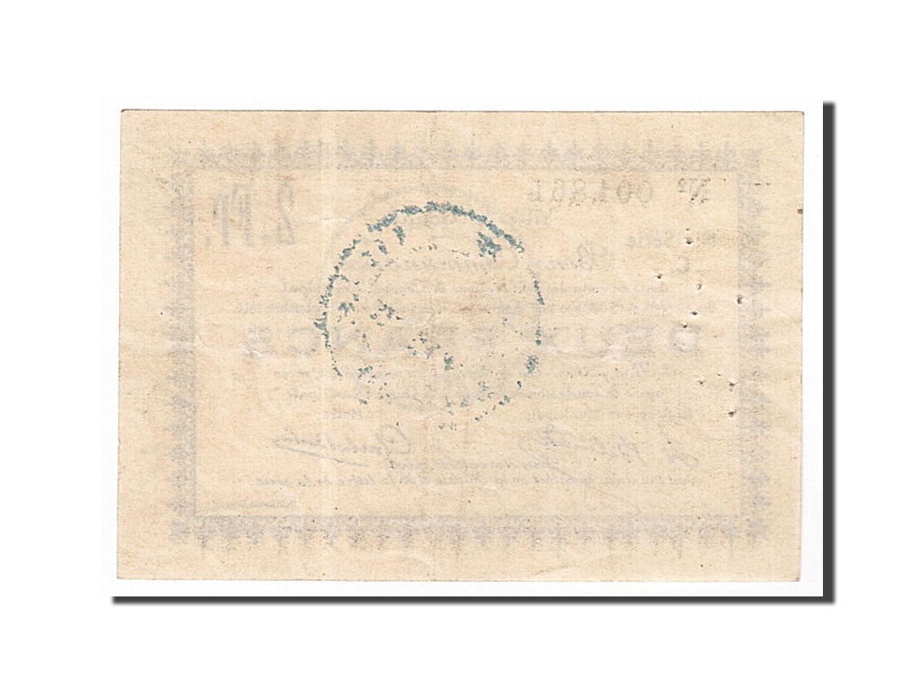 Banknote, Pirot:59-731, 2 Francs, 1914, France, AU(50-53), Douai