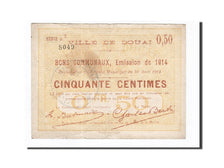 Banknote, Pirot:59-722, 50 Centimes, 1914, France, EF(40-45), Douai