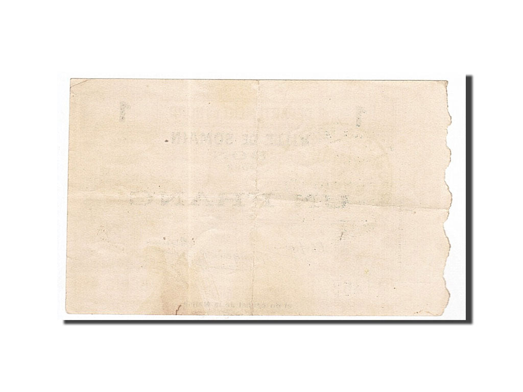 Banconote, Pirot:59-2426, BB+, Somain, 1 Franc, 1915, Francia