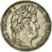 Moneta, Francia, Louis-Philippe, 5 Francs, 1848, Strasbourg, BB, Argento