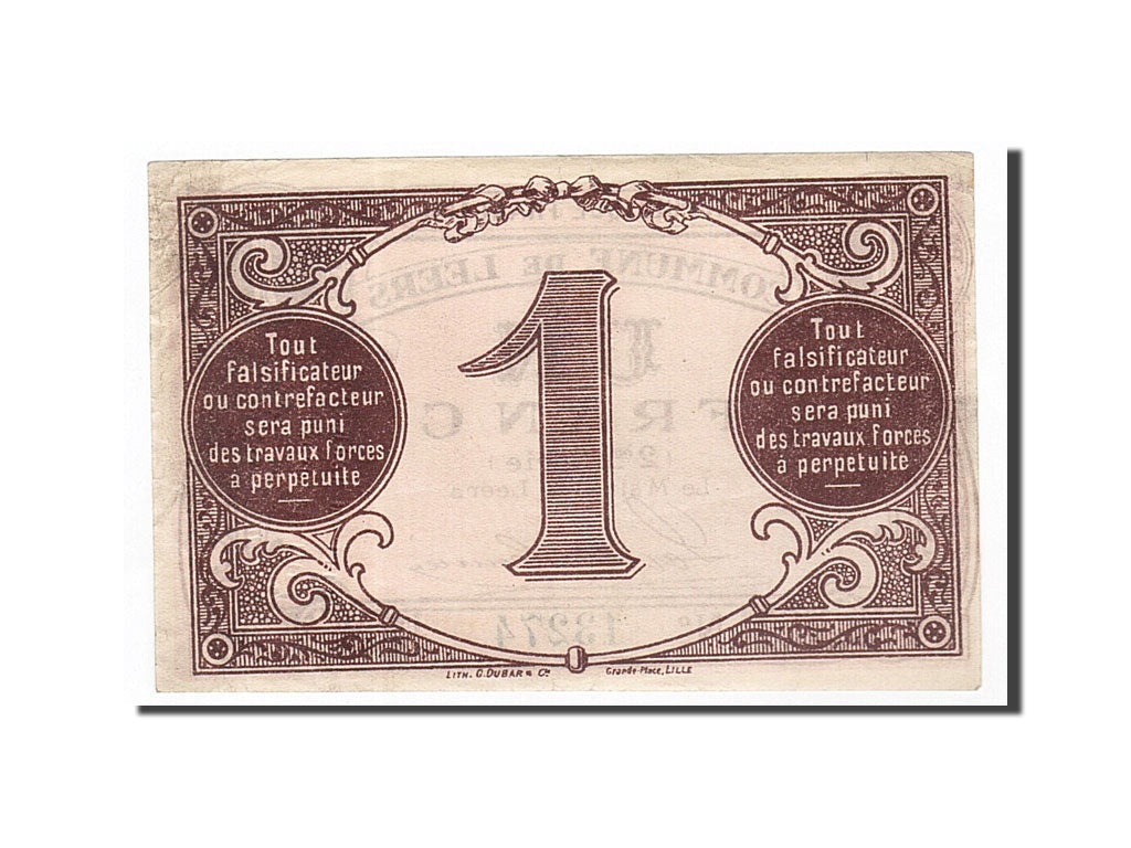 Biljet, Pirot:59-1542, 1 Franc, Frankrijk, TTB+, Leers