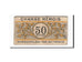 Banknot, Francja, Reims, 50 Centimes, 1914, EF(40-45), Pirot:51-44