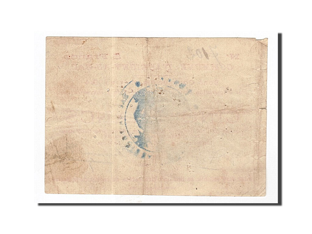 Banknot, Francja, Aubigny-au-Bac, 5 Francs, 1914, VF(30-35), Pirot:59-147