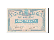 Banknote, Pirot:59-1601, 5 Francs, 1914, France, UNC(63), Lille